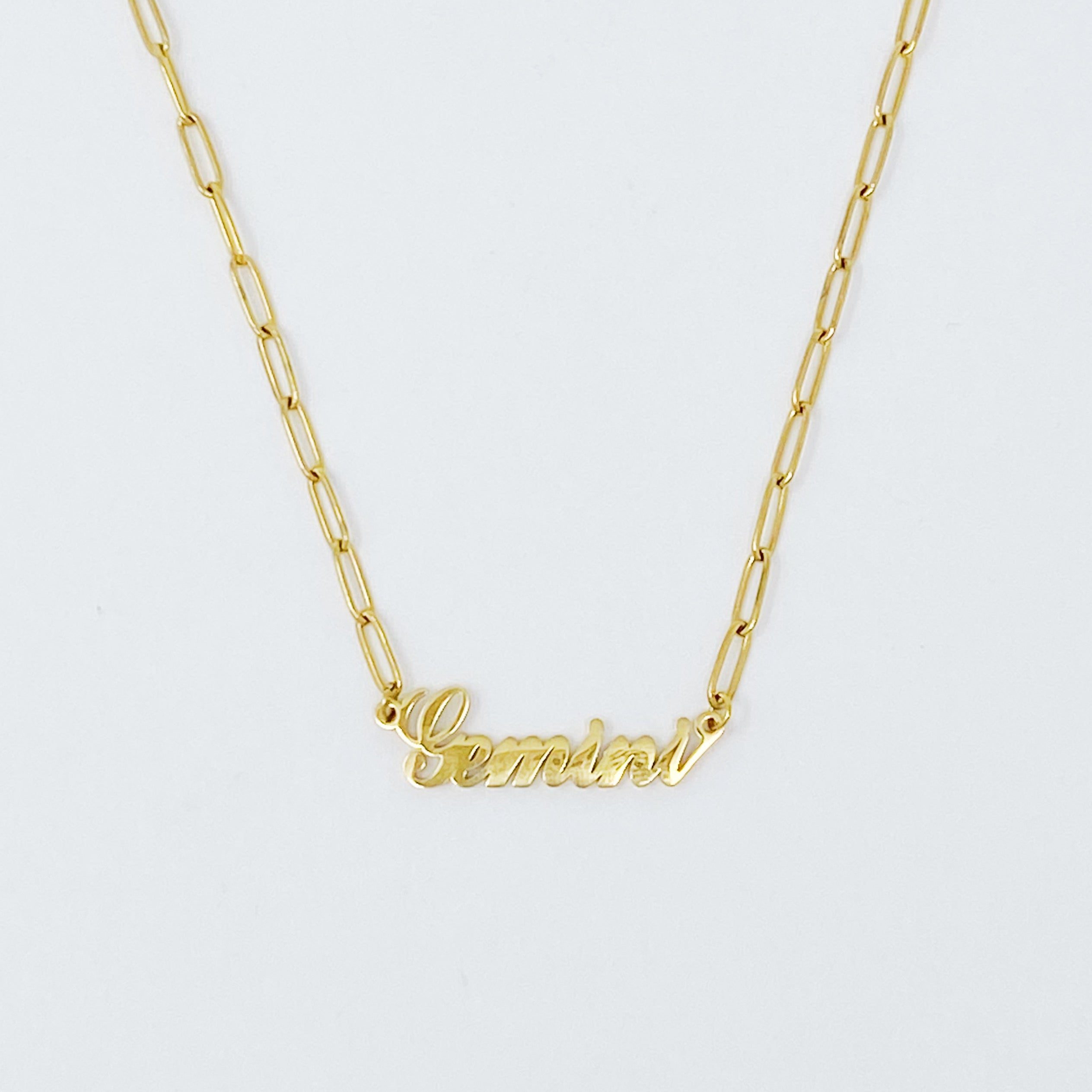 Annie Zodiac Chain Necklace.