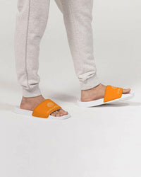 Tangy-Orange Men's Slide Sandal.