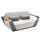 HIGOLD Onda Aluminum Outdoor Luxury Conversation Set for 4.