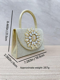 Rhinestone Glitter Clutch Purse Evening Handbag Shoulder Bag Wedding Prom.