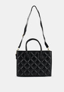 Quilted Structure Hand Bag.