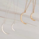 Crescent Duo Necklace Set of 2.