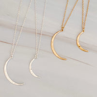 Crescent Duo Necklace Set of 2.