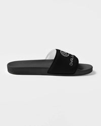 Chaluisant Black & White Men's Slide Sandal.