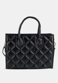 Quilted Structure Hand Bag.