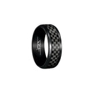 Real Carbon Fiber Ring | Black | Slate Series.