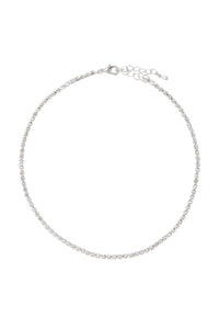 Dna020 - Stone Chain Choker Necklace.