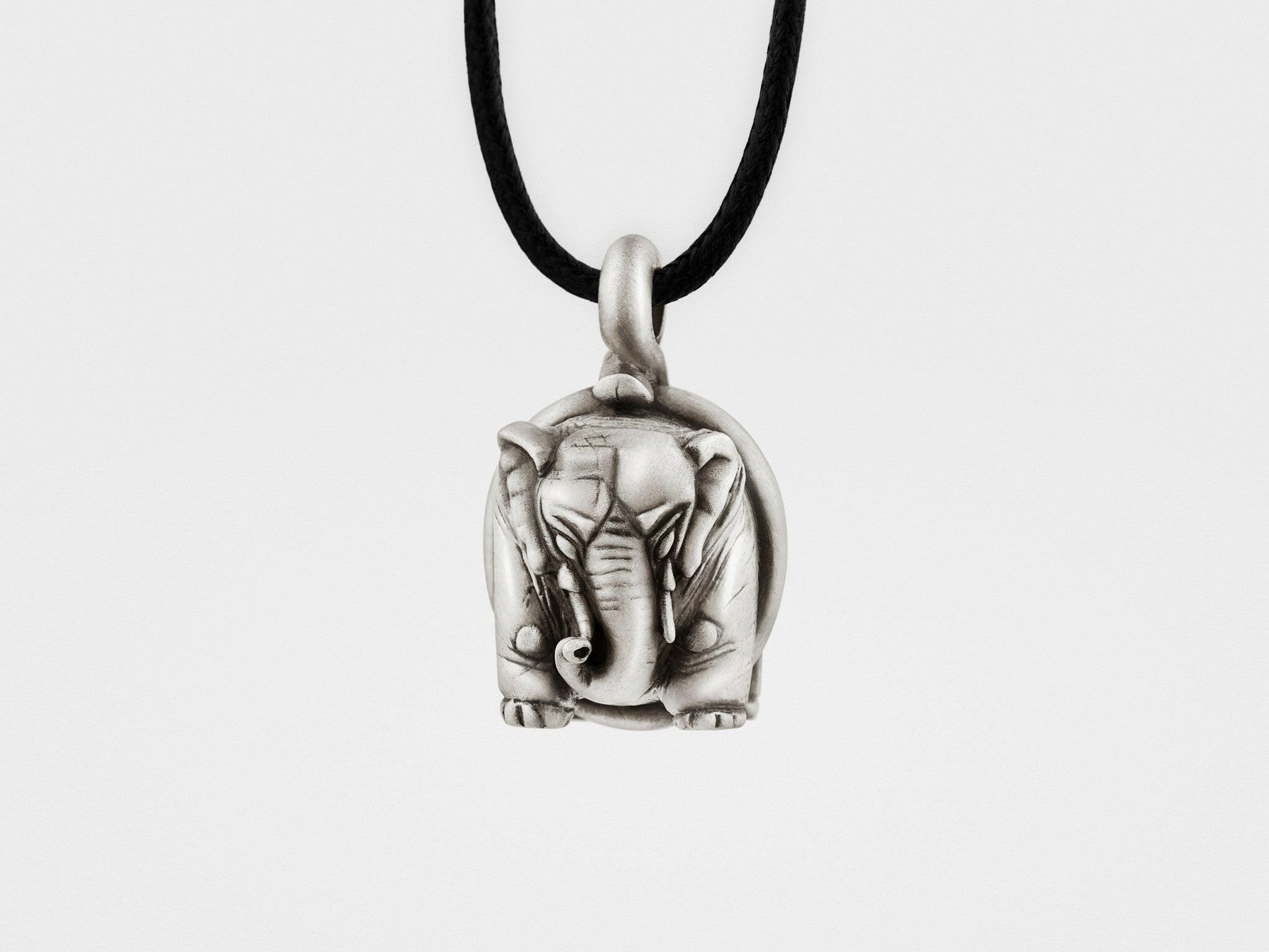 Elephant Pendant in Sterling Silver