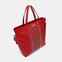 Nicole Lee USA Studded Large Tote Bag.