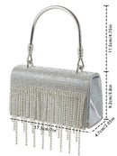 Diamonds Rhinestone Tote Women Bags Purse Prom Evening Clutch Crossbody Handbags.