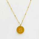 Ellison + Young: Singular Charm Initial Necklace.