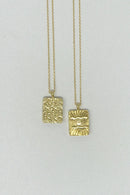 Reversible Zodiac Necklace.