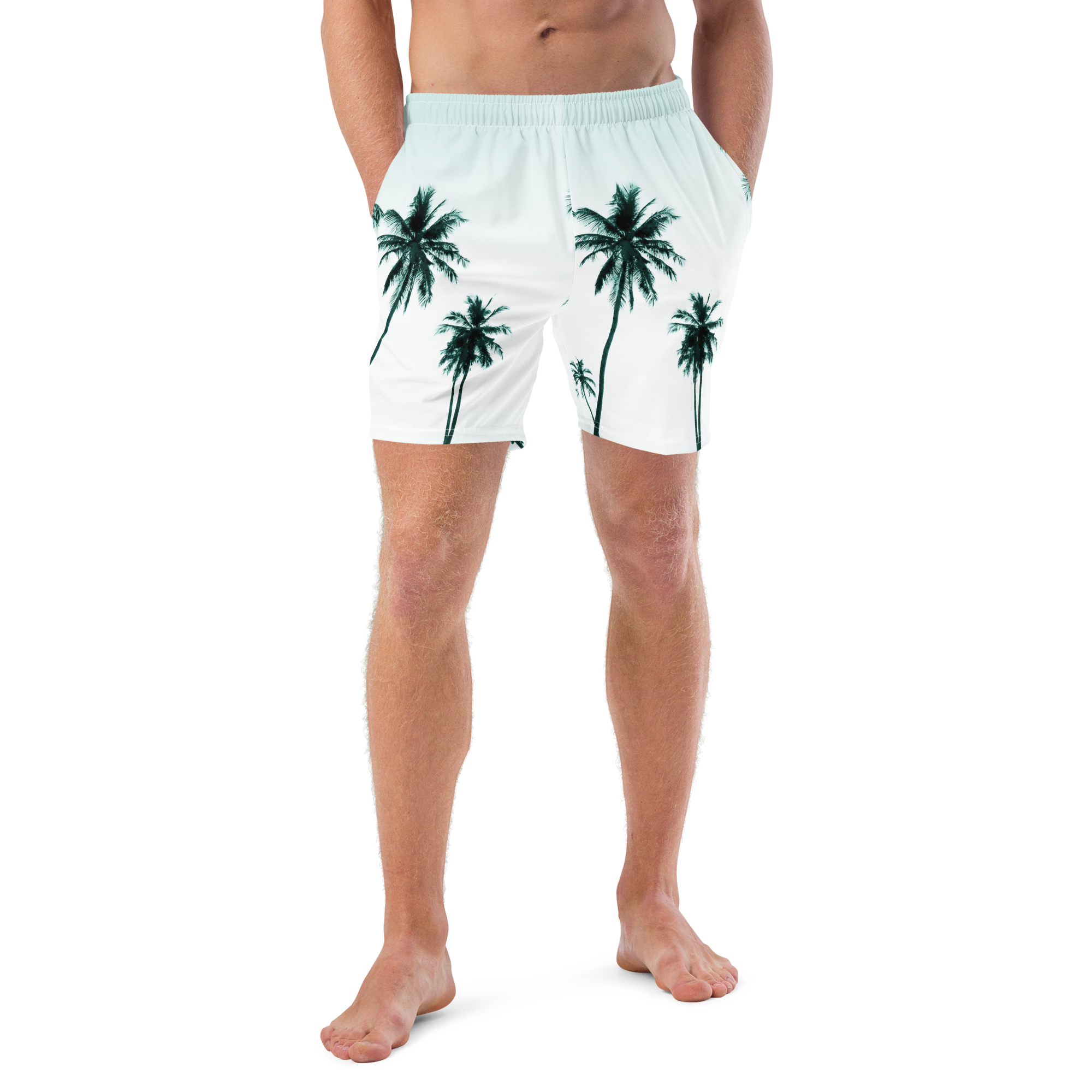 Men's Palm Paradise Recycled Mid-Length UPF 50+ Swim Shorts