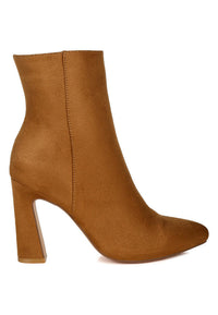 Clubdate Block Heeled Ankle Boots.