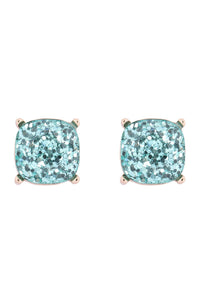 Ae0333-Glitter Epoxy Stud Earrings.