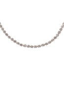 Dna020 - Stone Chain Choker Necklace.