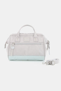 Himawari Waterproof Canvas Removable Strap Handbag.