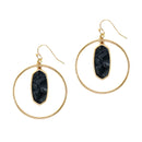 Kenzie Circle Drop Earrings