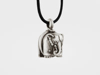 Elephant Pendant in Sterling Silver.