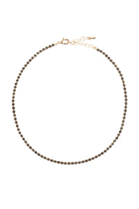 Dna020 - Stone Chain Choker Necklace.