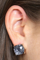 Ae0333-Glitter Epoxy Stud Earrings