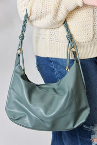 SHOMICO Braided Strap Shoulder Bag.