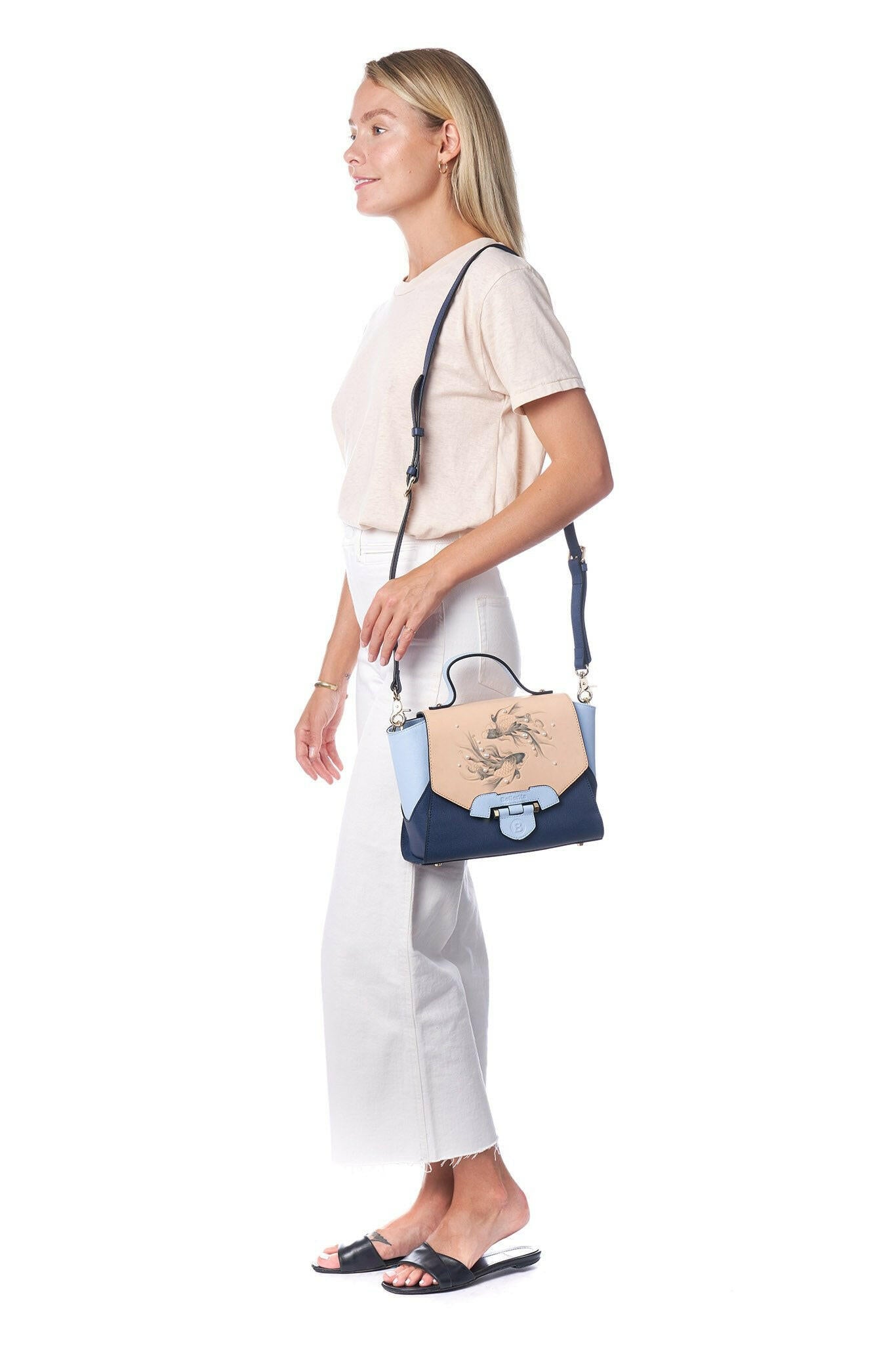 Koi Small Blue Satchel.