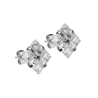 Mister Square Stud Earrings.