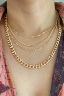 Quad Squad Chain Link Necklace.