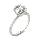 2 CTW Round Lab Grown Diamond Solitaire Engagement Ring 14K White Gold (G-Vs).