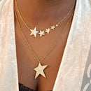 Lara Land Shiny Star Necklace.