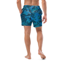 Men's Ocean Camo Recycled Mid-Length UPF 50+ Swim Shorts.