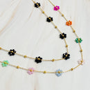 Flower Field Romance Beaded Necklace.