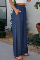 Solana High Waist Wide Leg Jeans.