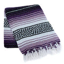 Yoga Studio Handwoven  Classic Falsa Mexican Blanket.