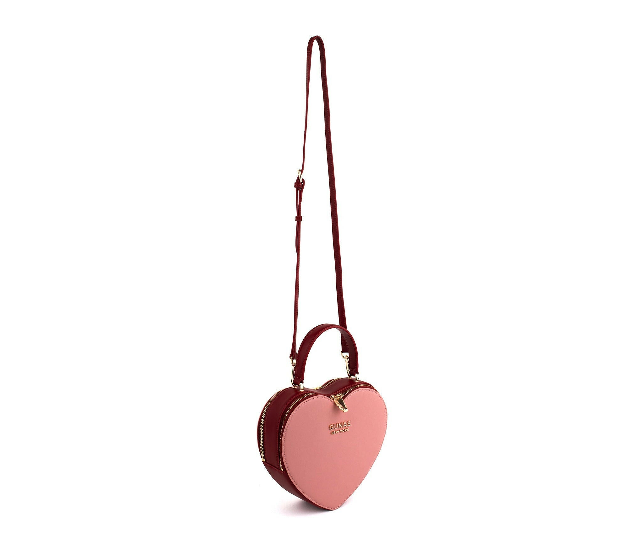 Sweetheart - Red & Pink Vegan Crossbody Bag.