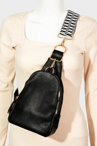 Fame Single Strap Faux Leather Sing Bag.