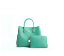 Jane - Tiffany Blue Vegan Leather Satchel.