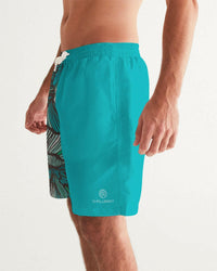 Sea Petal Swirls 7" Classic Men Swim Trunk.