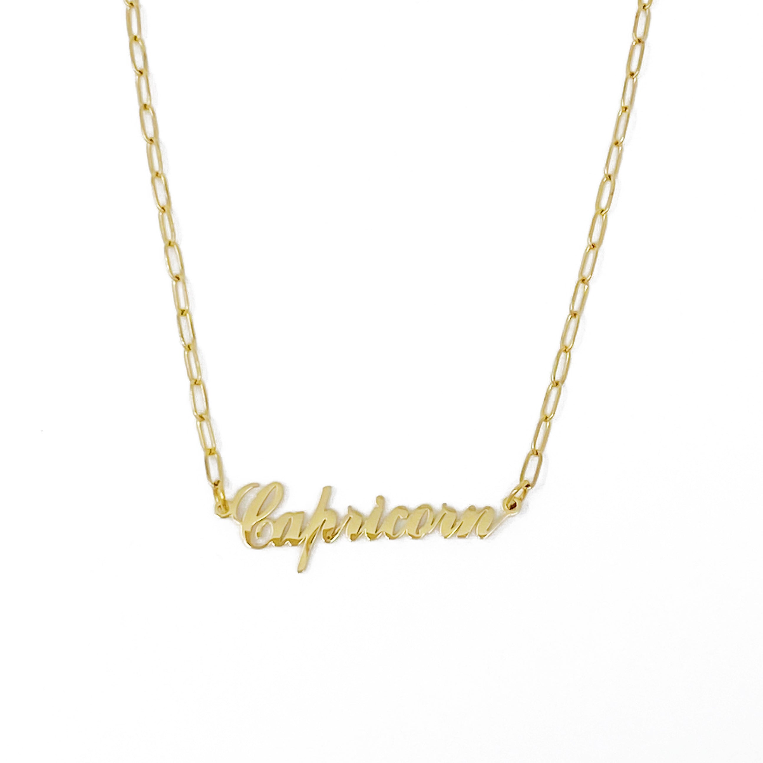 Annie Zodiac Chain Necklace.