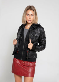 Annalise Womens Leather Jacket.