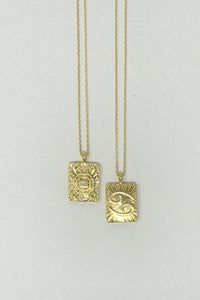 Reversible Zodiac Necklace.