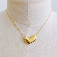 Bold Molten Heart Necklace.