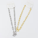 Toggle Chain Link Necklace.