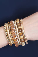 Regular Size Stackable Beads Bracelet Set