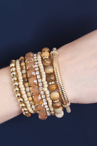 Regular Size Stackable Beads Bracelet Set