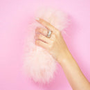 Furry Clutch - Pink.