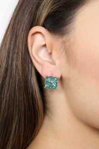 Ae0333-Glitter Epoxy Stud Earrings.