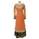 Bollywood Style Anarkali Orange.