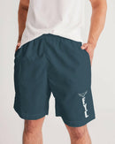 Men's Coast Grey Lightweight Windbreaker Sport Jogger Shorts.